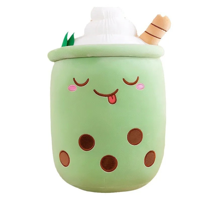 Bubble Tea Food Milk Cup Plushie Pillow stuffed animals