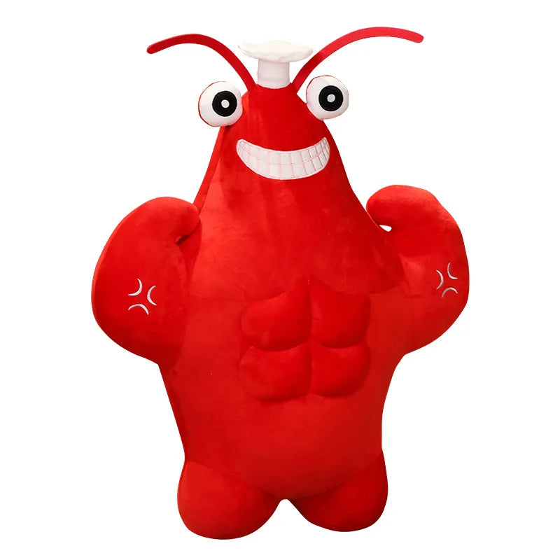 3D Muscle Shark Plush Toy, Muscle animal series plush toys
