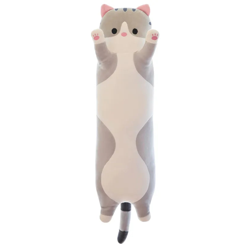Long Cat Plush Body Pillow, 36” Cat Stuffed Animals