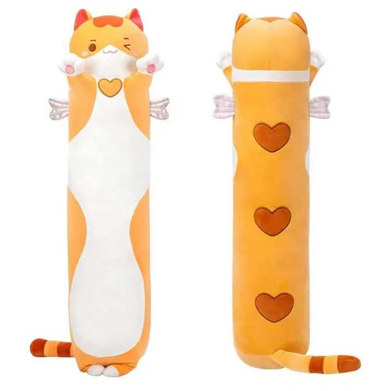 Long Cat Plush Body Pillow, 36” Cat Stuffed Animals