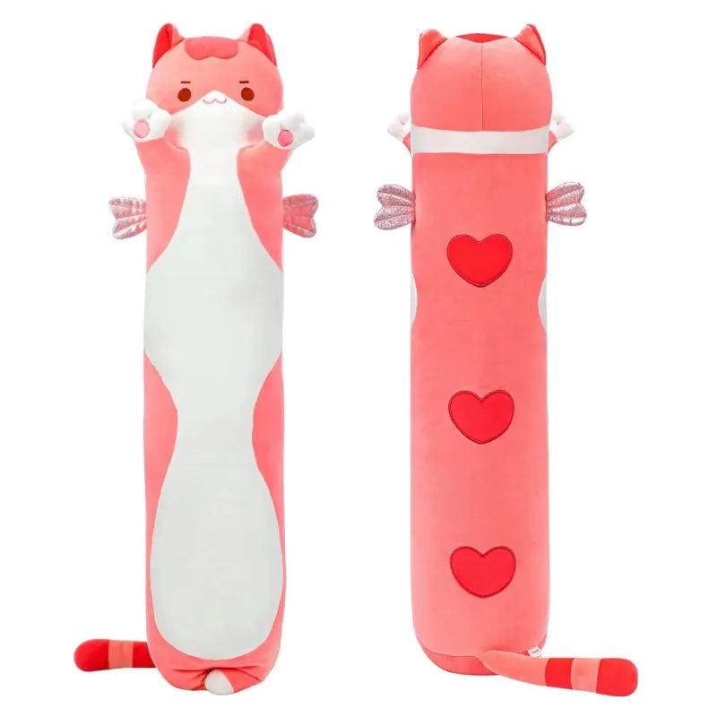 Long Cat Plush Body Pillow, 36” Cat Stuffed Animals