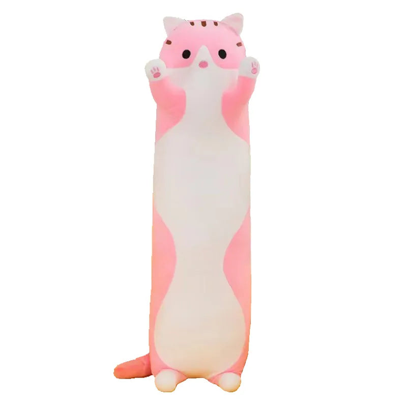 Long Cat Plush Body Pillow, 36” Cat Stuffed Animals
