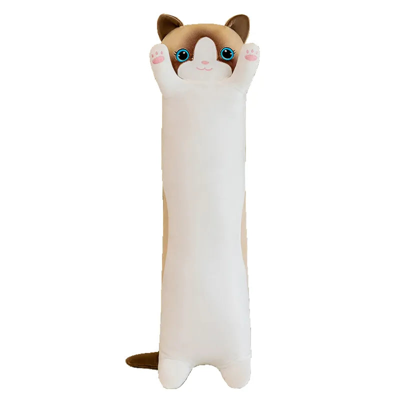 Long Cat Plush Body Pillow, 36” Cat Stuffed Animals