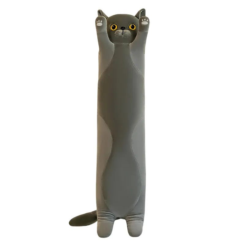Long Cat Plush Body Pillow, 36” Cat Stuffed Animals