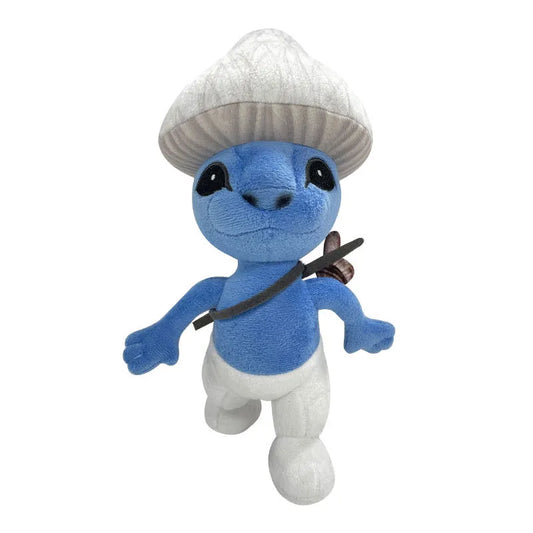 Mushroom smurf cat plush toy, Stuffed Dolls Gift for Kids and Fans Birthday