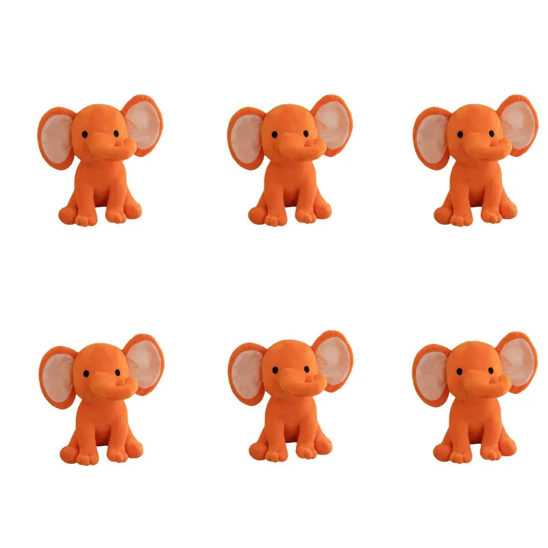 6 Pcs Elephant Stuffed Animals 9.8 Inches Soft Plush Toys Birthday gift