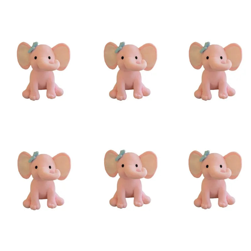 6 Pcs Elephant Stuffed Animals 9.8 Inches Soft Plush Toys Birthday gift