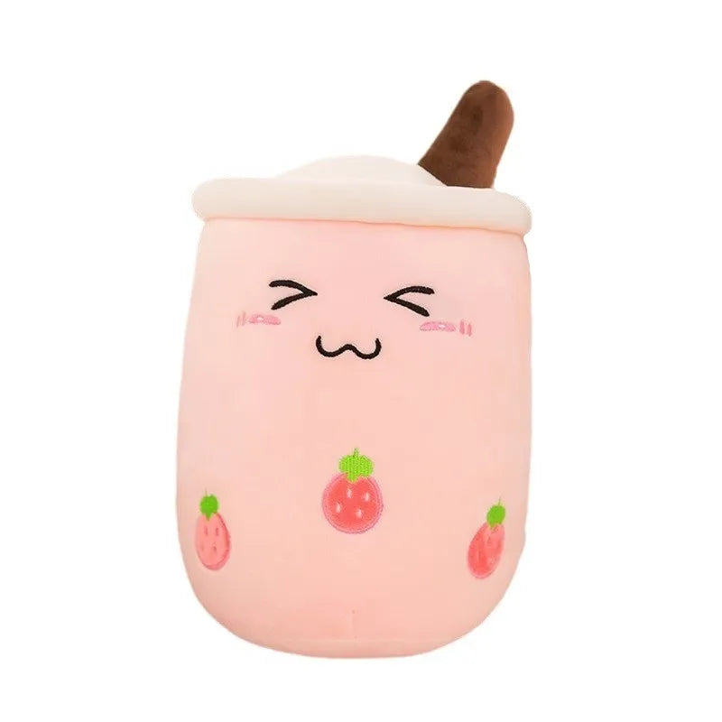 Bubble Tea Food Milk Cup Plushie Pillow stuffed animals