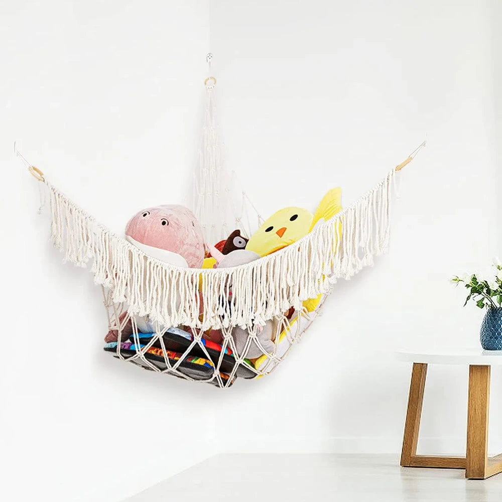 Large Stuffed Animal Storage Net Hammock