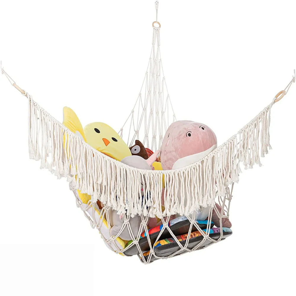Large Stuffed Animal Storage Net Hammock