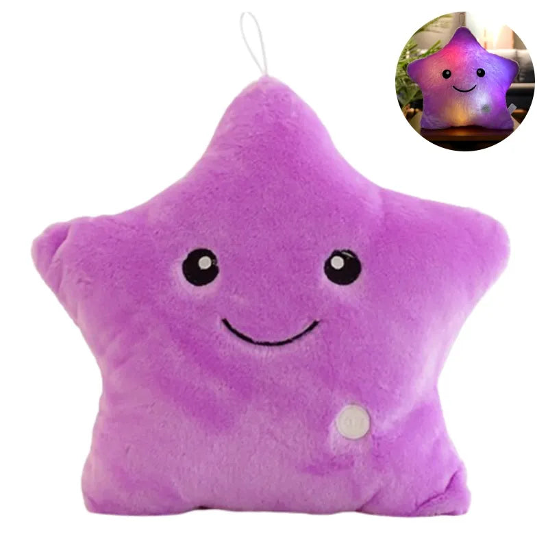 toddler star pillow_purple