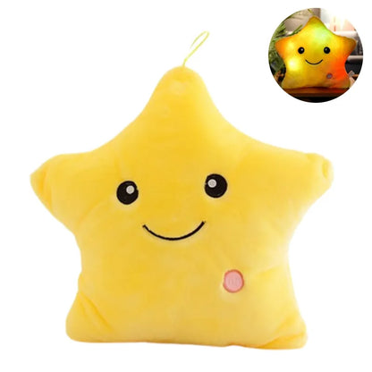 toddler star pillow_yellow