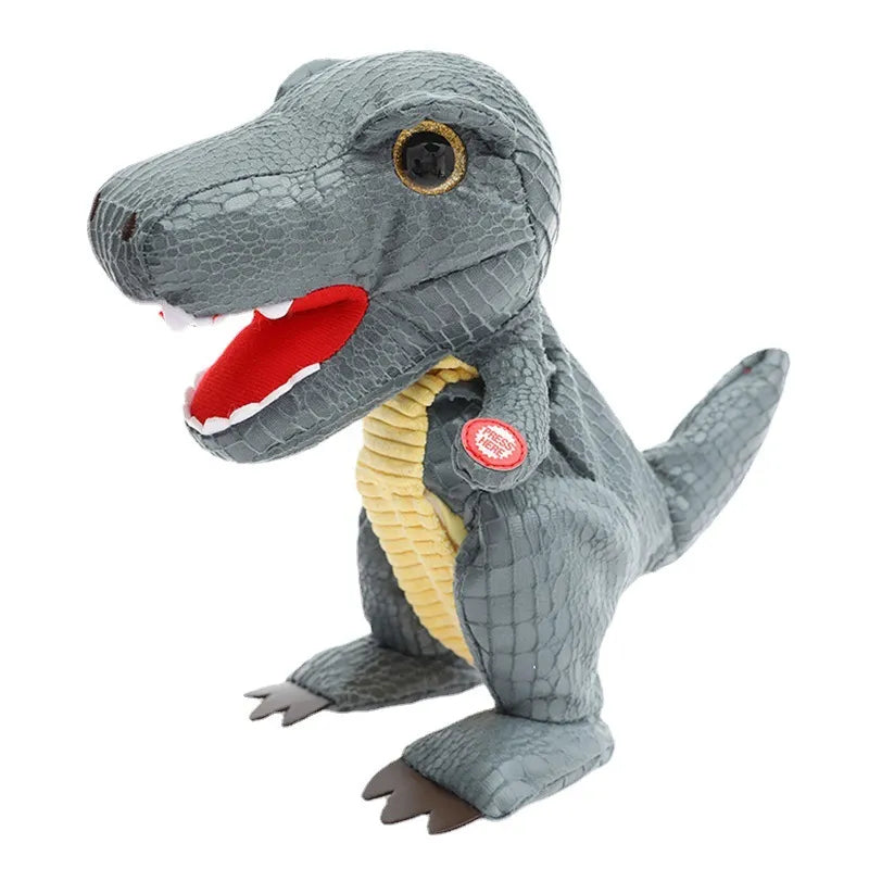 walking dinosaur grey