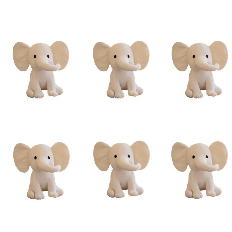 6 Pcs Elephant Stuffed Animals 9.8 Inches Soft Plush Toys Birthday gift