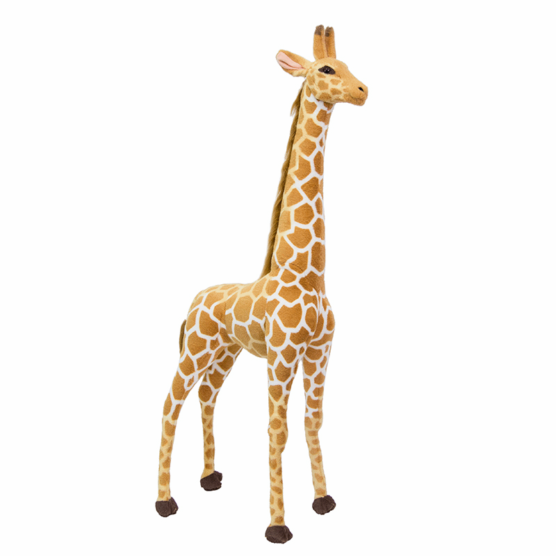 Mimibear Giraffe plush toy，Linzy 50'' Standing Giraffe, 15 x 25 x 50 inches