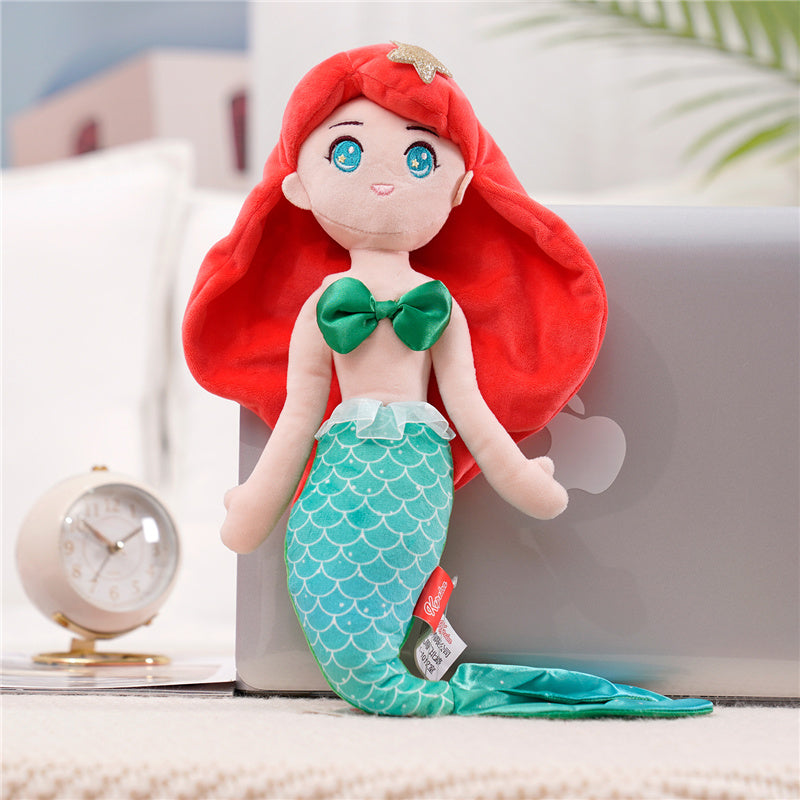 Mermaid Stuffed Animal, Soft Doll Plush Toy Birthday Children’s Day Christmas for Toddler Girls,15.8"
