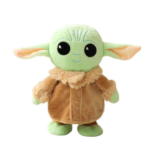 Talking Baby Yoda 7.8 Inch,Walking and Repeats What You Say Plush Animal Toy