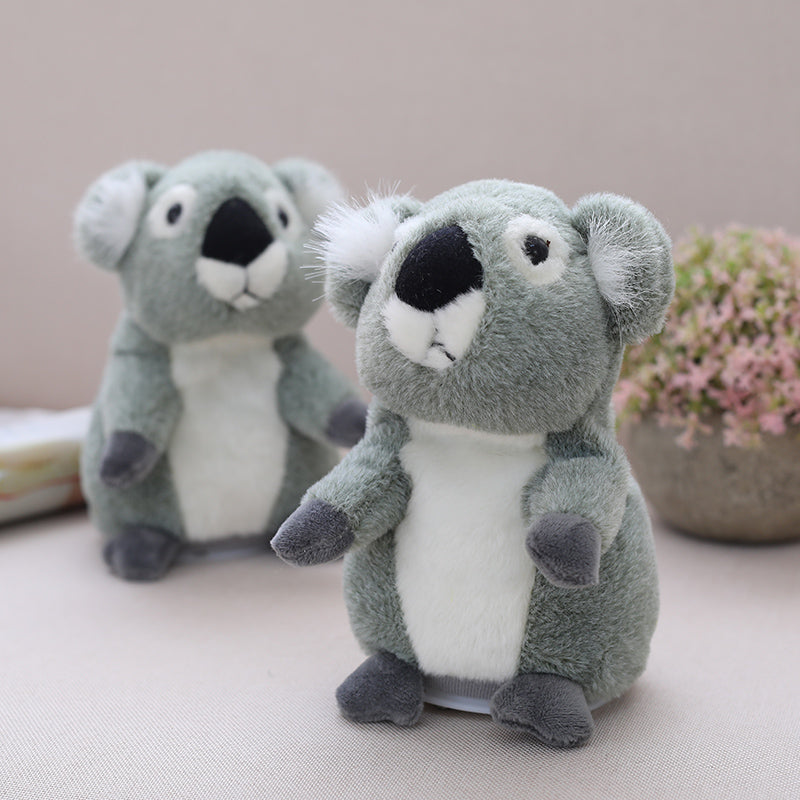 Talking Koala Repeats What You Say Nodding Shaking Head Electric Plush Toy Interactive Animated Toys, 7’’