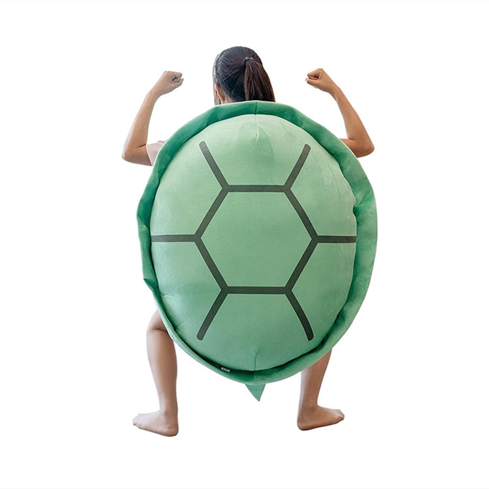 Tiktok Wearable Turtle Shell Removable Oversized Doll Throw Pillow Wearable Plush Toys Best Gifts for Children and Girlfriend (59 Inch)