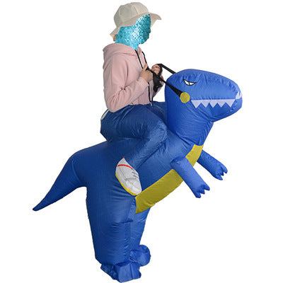 Inflatable Dinosaur Costume for Adults, T-REX Costume, Halloween Blow Up Costume