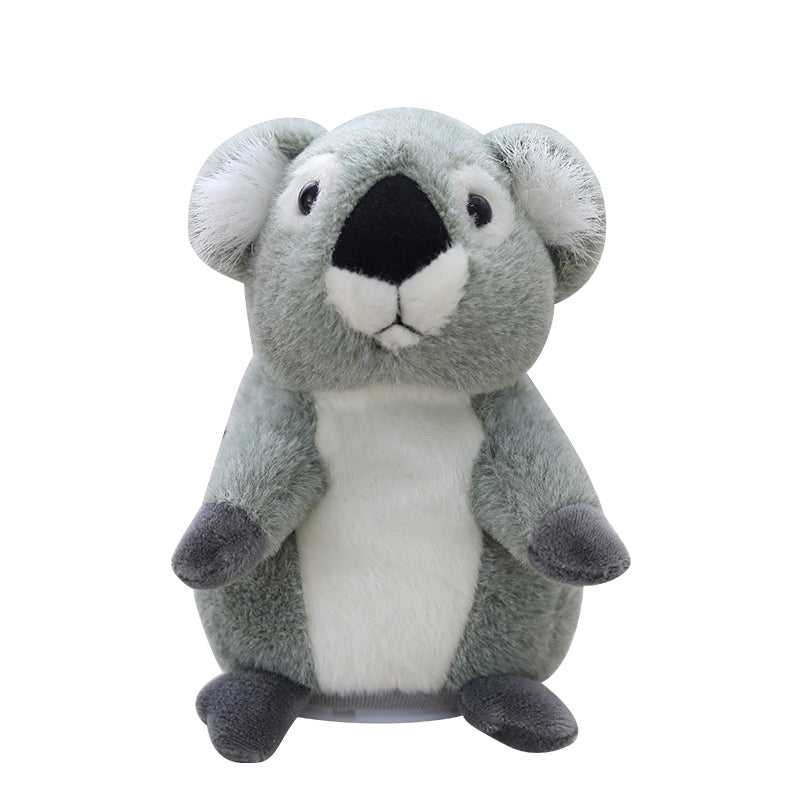Talking Koala Repeats What You Say Nodding Shaking Head Electric Plush Toy Interactive Animated Toys, 7’’