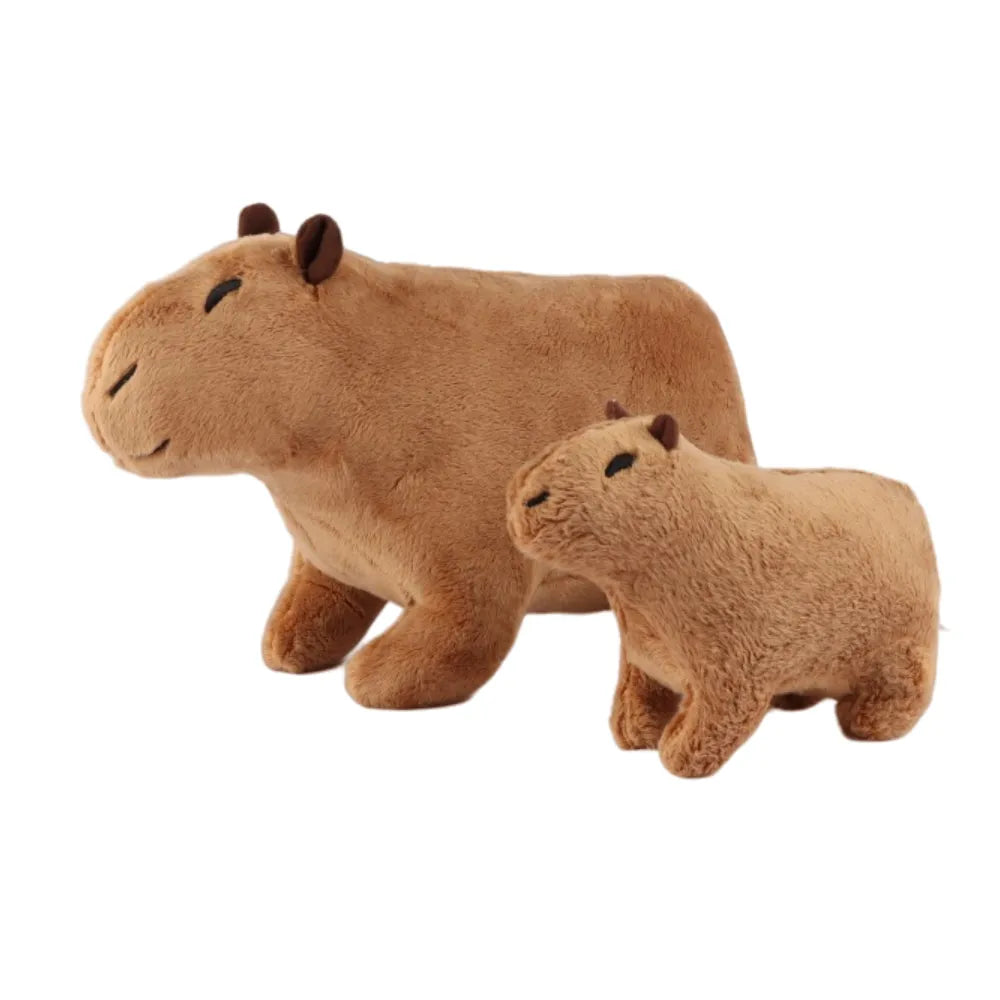 Realistic Capybara Stuffed Animal, Gifts for Kids Adults (Brown , 7inch)