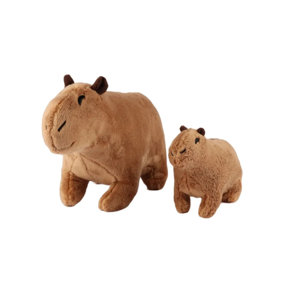 Realistic Capybara Stuffed Animal, Gifts for Kids Adults (Brown , 7inch)