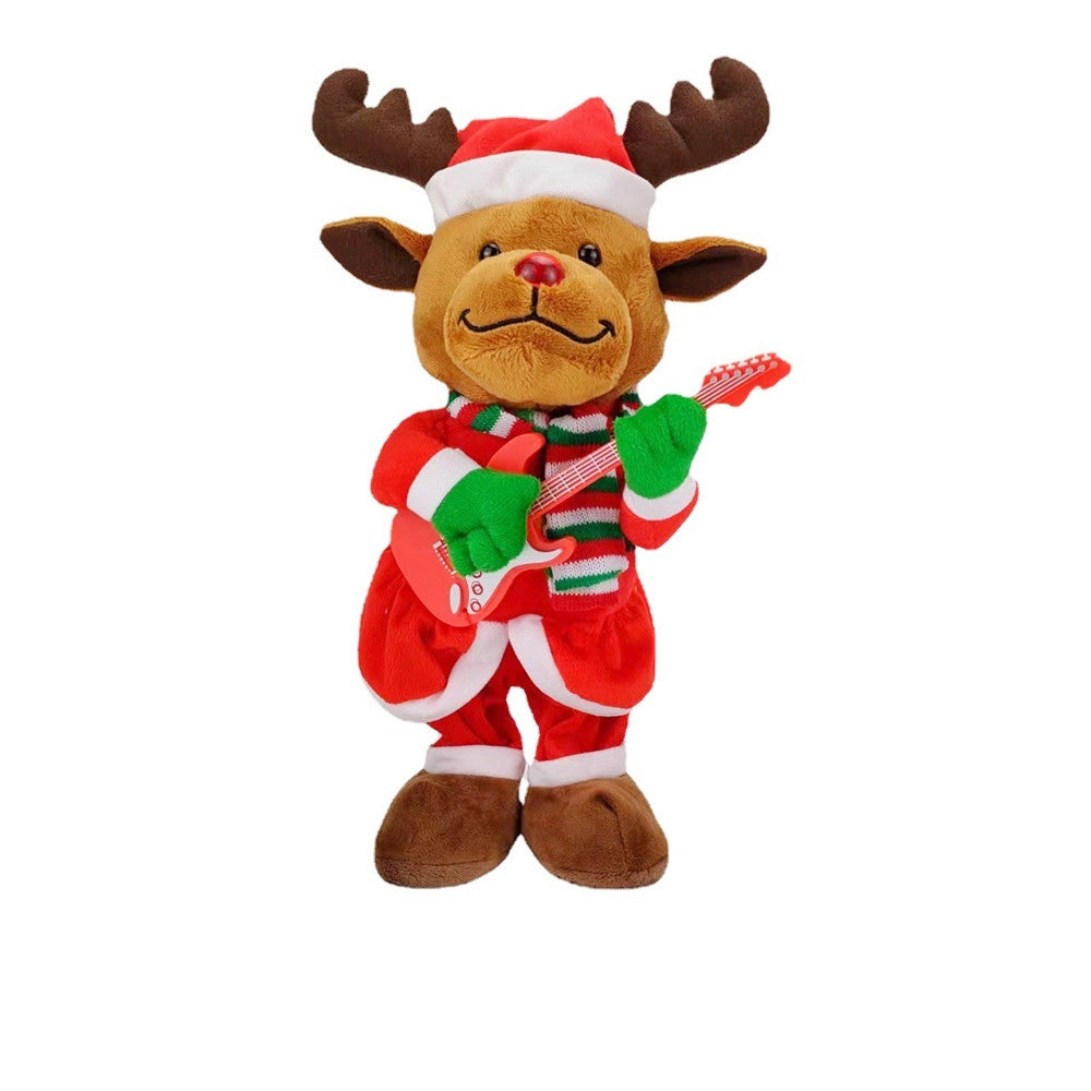 Santa's Electric Stuffed Animal That Plays the Saxophone