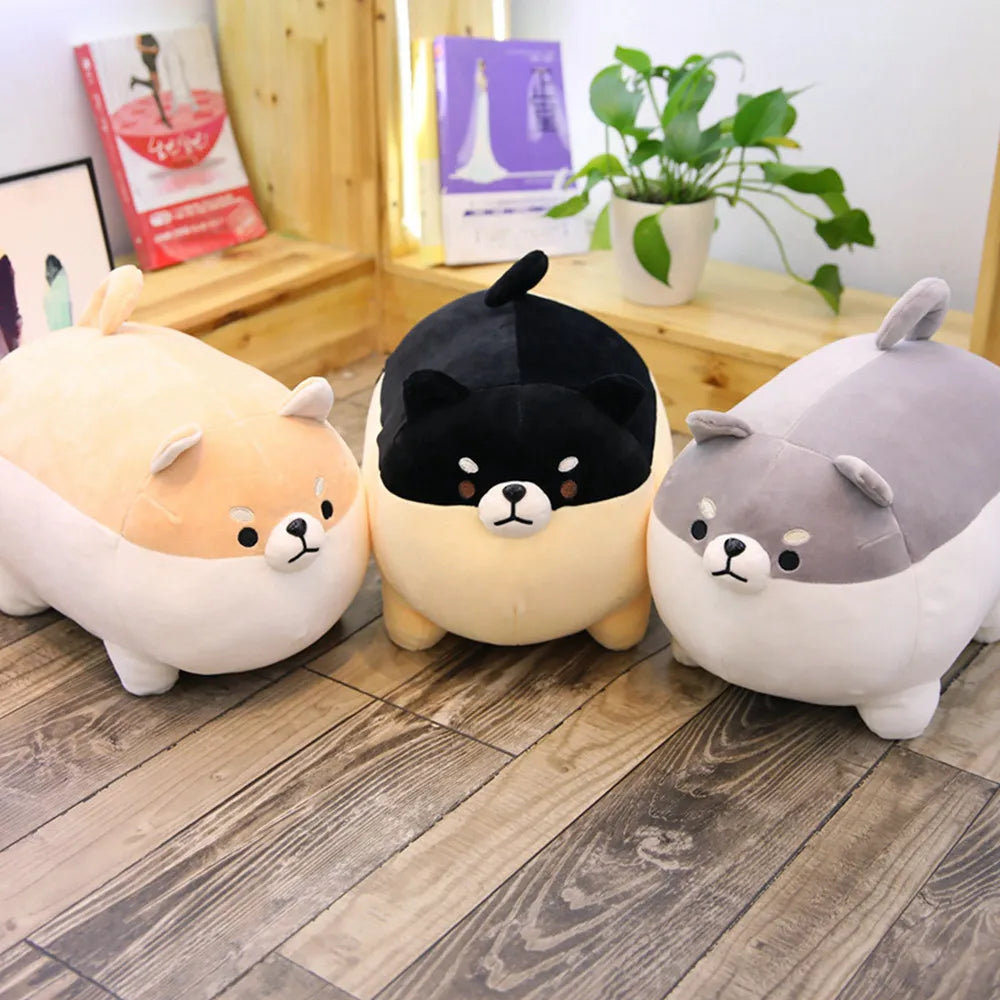Stuffed Animal Plush Pillow, Cute Corgi Dog Plush Soft Anime Pet Plushies