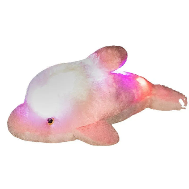 LED Soft Plush Toy_dolphin pink