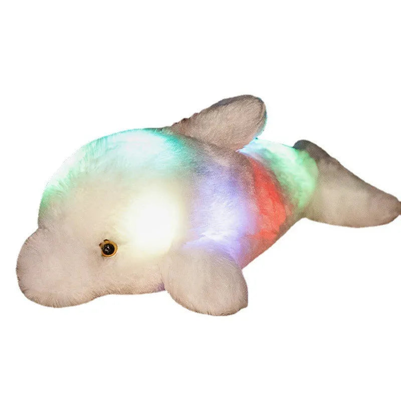 LED Soft Plush Toy_dolphin white