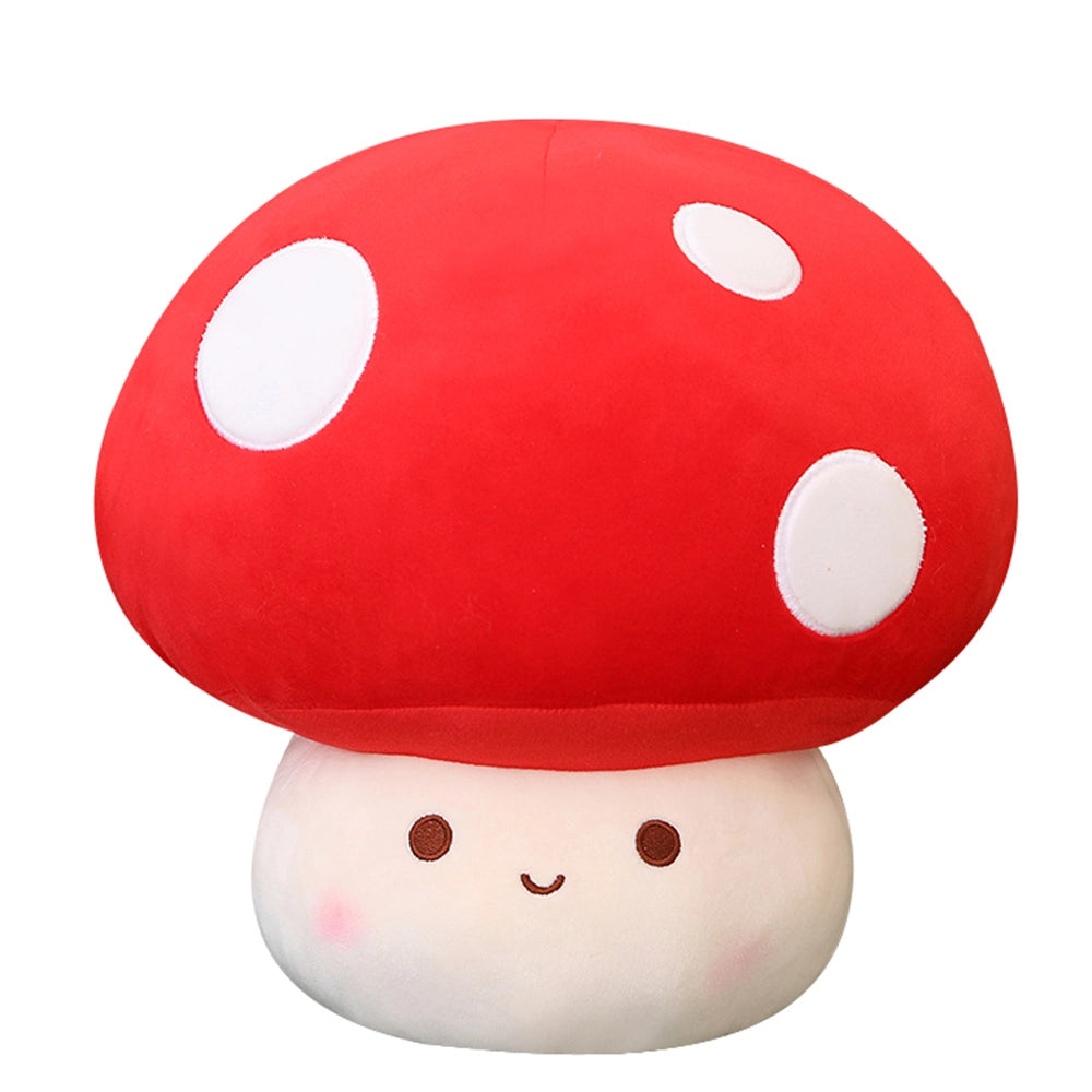 Mushroom Pillow red