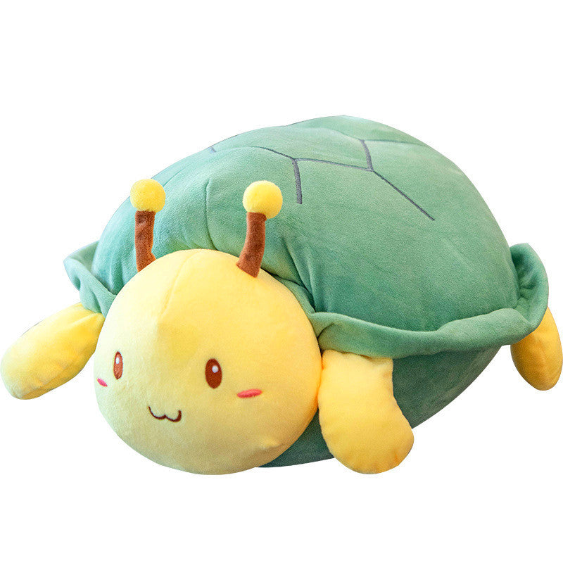Tiktok Wearable Turtle Shell Removable Oversized Doll Throw Pillow Wearable Plush Toys Best Gifts for Children and Girlfriend (59 Inch)
