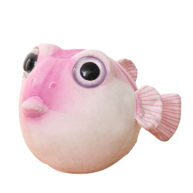 Simulated puffer fish stuffed animal(16.9 inches)