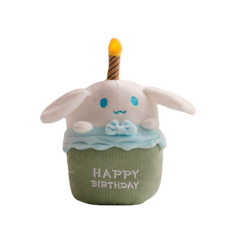 Cartoon Glowing Singing Cake Plush, 20cm (7.9 inches)
