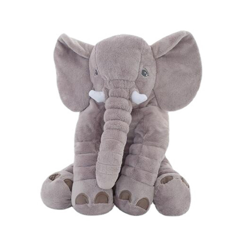 Soften Stuffed Elephant Plush Toy 24 inch/60cm Gray
