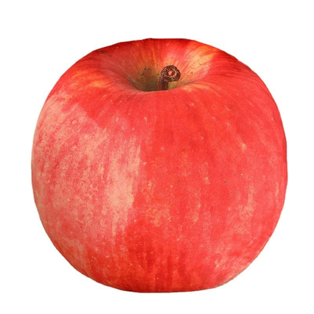 Simulation Fruit Plush Toy, Lifelike Cute Apple Stuffed Pillow, Girl Sleeping Soft Doll,35*55cm