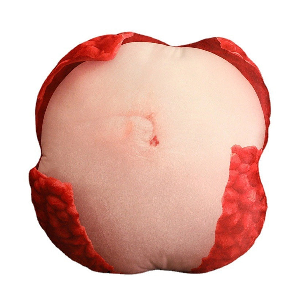 Simulation Fruit Plush Toy, Lifelike Cute Apple Stuffed Pillow, Girl Sleeping Soft Doll,35*55cm