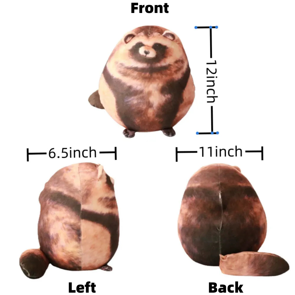 Simulation animal plush pillow 4