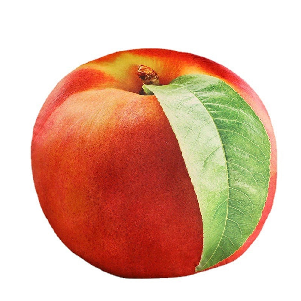 Simulation Fruit Plush Toy, Lifelike Cute Apple Stuffed Pillow, Girl Sleeping Soft Doll,35*55cm