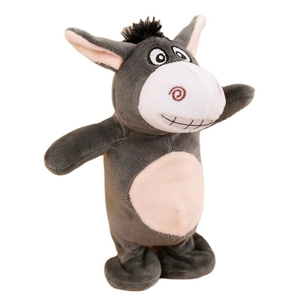 Talking Unicorn Stuffed Animal, Walking Sings and Repeats What You Say, 10"