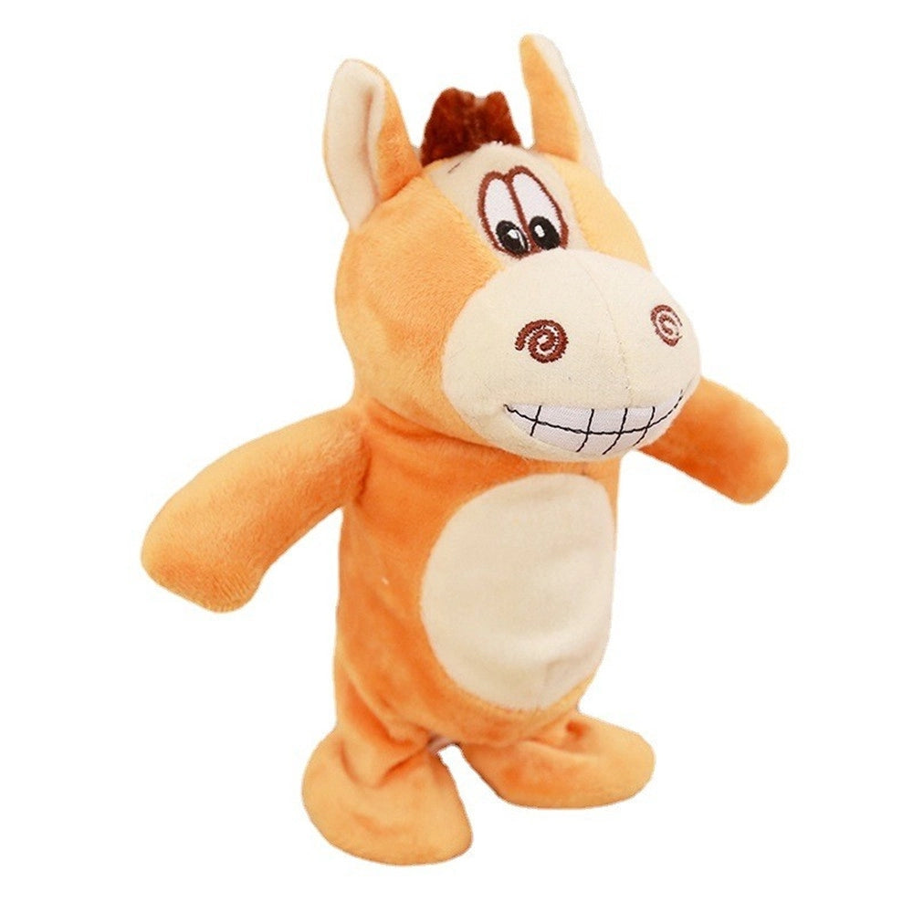 Talking Unicorn Stuffed Animal, Walking Sings and Repeats What You Say, 10"