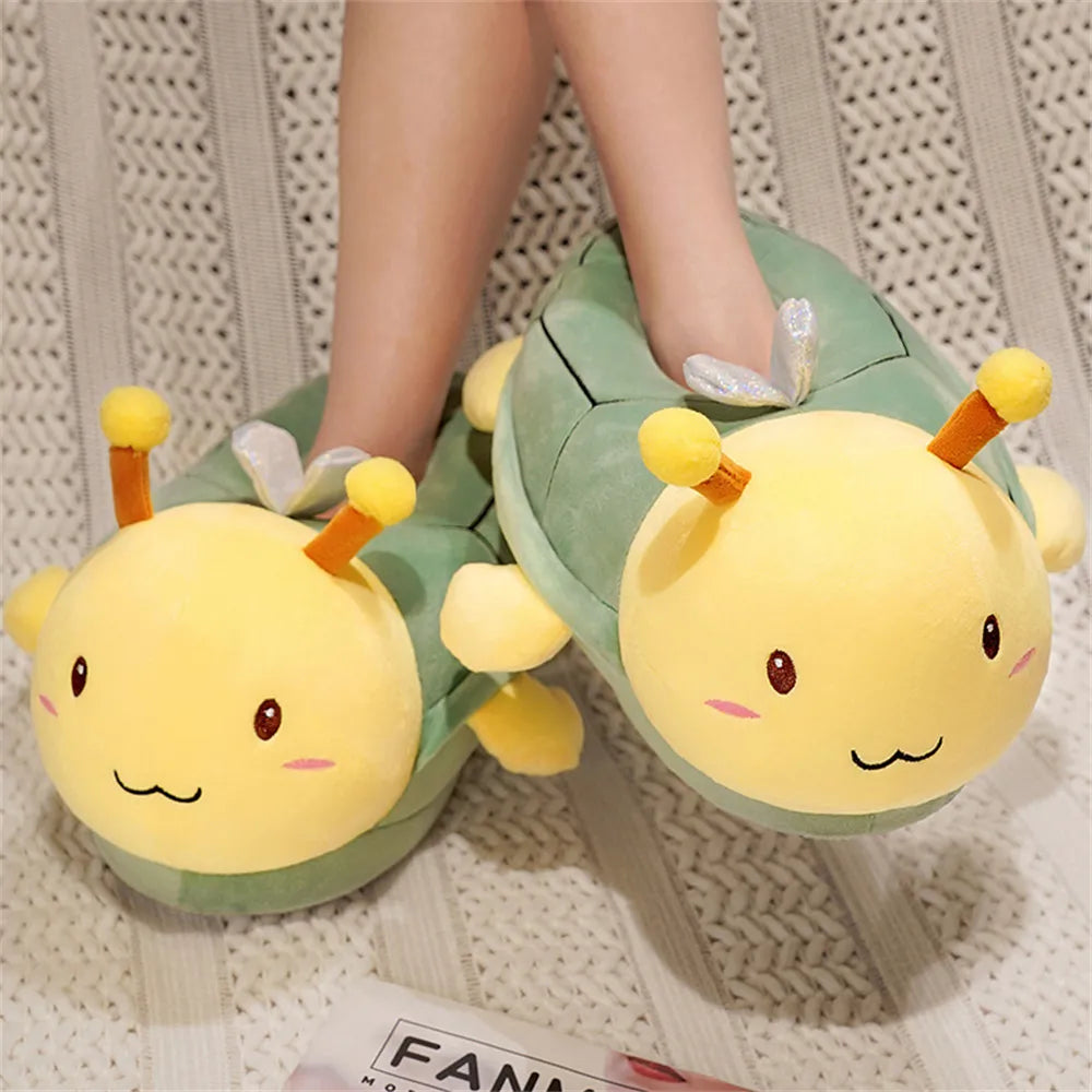 Fuzzy shark Animal Slippers Womens & Mens, Funny Indoor House Shoes