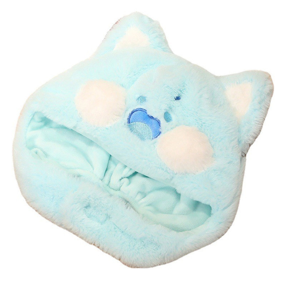 Winter cartoon cat hat plush toy