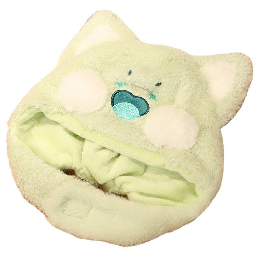 Winter cartoon cat hat plush toy