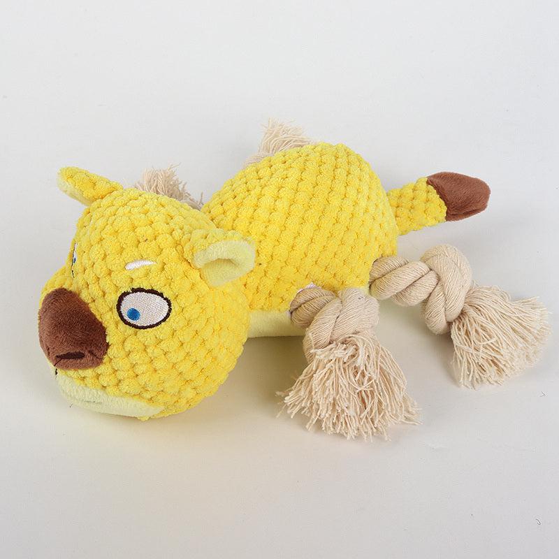Stuffed Dog chew Toys, for Small Medium Dogs, Squeaky Plush Dog Chew Toys for Boredom