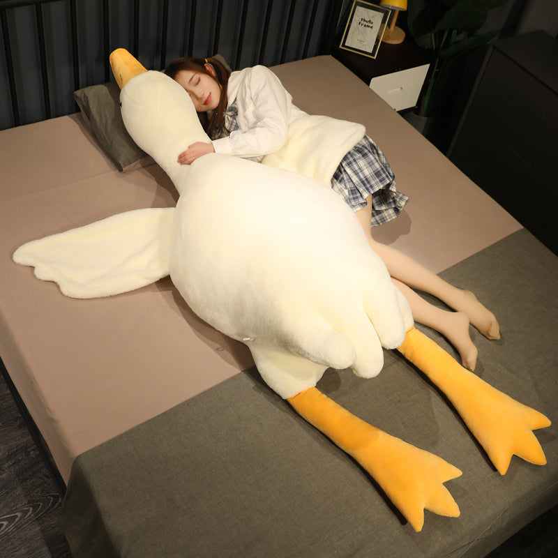 Goose Stuffed Animal Pillow Toy, Giant White Goose plush toy, (74.8 inches 190cm)