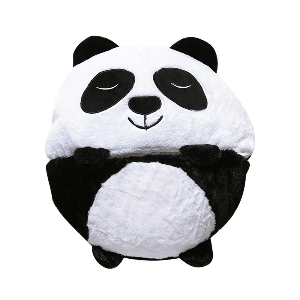 Monster pillow and sleeping bag plush animal toy, comfortable, compact and easy to fold
