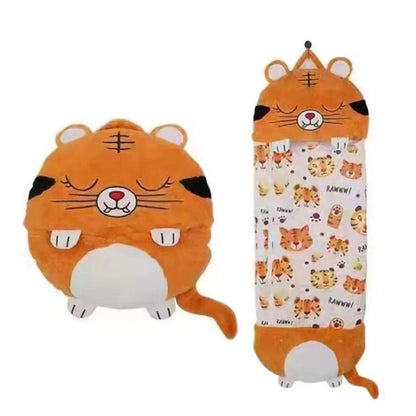 Huggy Wuggy pillow and sleeping bag plush animal toy, comfortable, compact and easy to fold