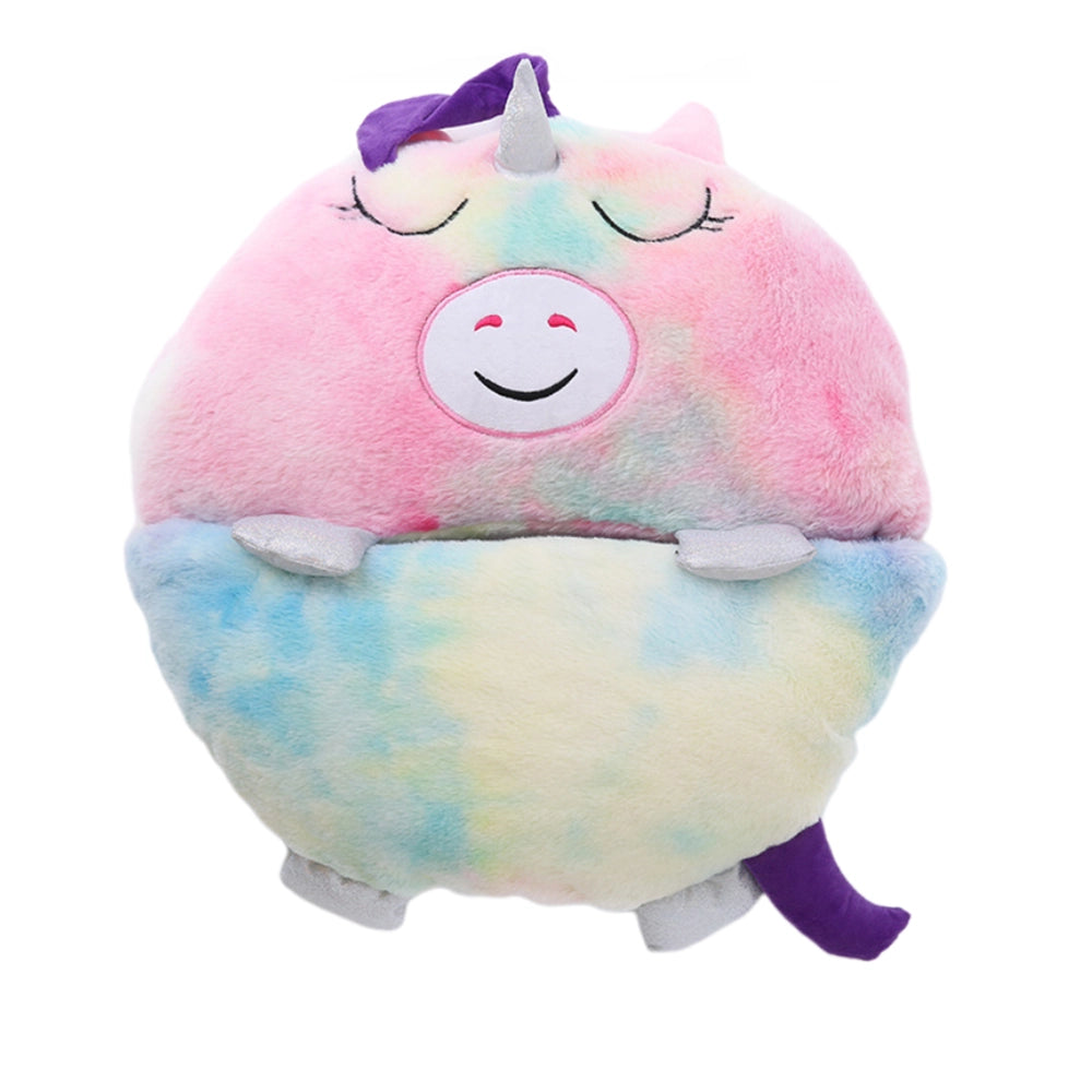 Monster pillow and sleeping bag plush animal toy, comfortable, compact and easy to fold